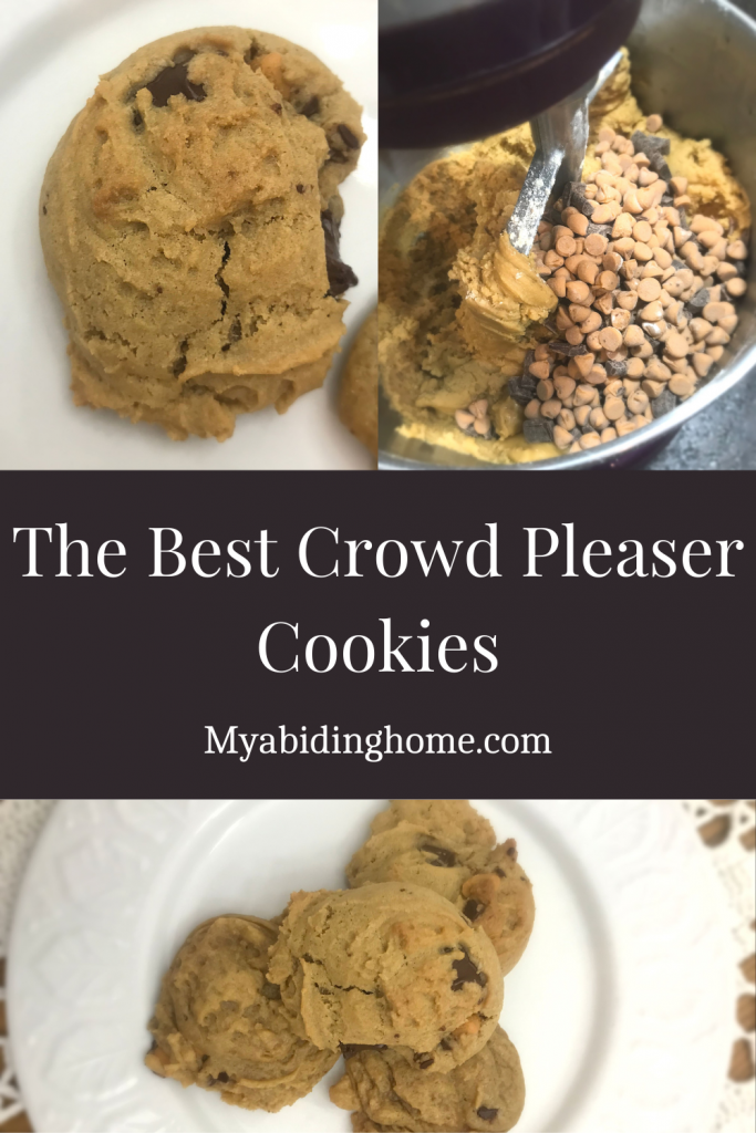 Butterscotch and Chocolate Chip Crowd Pleaser Cookies for Pinterest